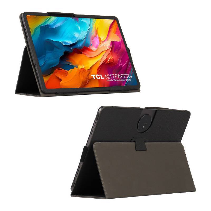 For TCL NXTPAPER 14 protective case 14.3 inch flat leather case hand PU computer case 9194G