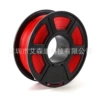 PETG 1.75mm transparent red net weight 1 kg