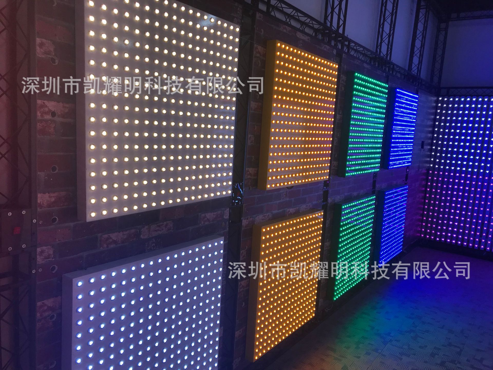 工厂生产直供LED点光源黄光户外防水七彩球泡全彩跑马灯楼体亮