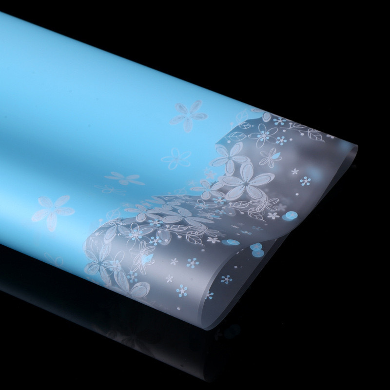 Papel de embalaje a prueba de agua de flores de mariposa Lizhi Ran Papel Hansu Papel de niebla Papel de embalaje de ramo de flores de color mariposa