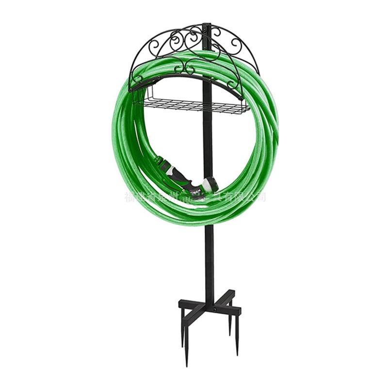 Трансграничные железные садовые водопроводные полки дворовые съемные кронштейны шланга наружные вертикальные стойки для хранения