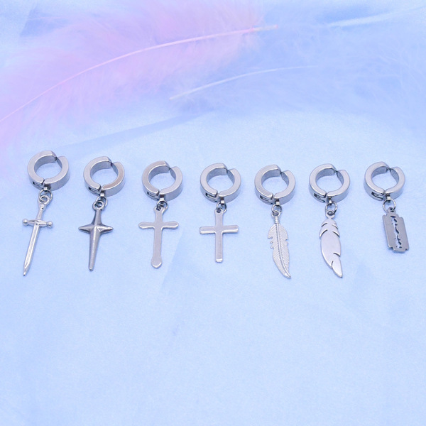 fashionable ear clips stainless steel
