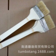 厂家直销工业船用直头刷长柄毛刷耐溶剂油漆刷清洁扫灰猪鬃毛刷子