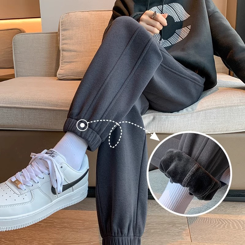 Брюки для беременных кашемировые спортивные брюки осень-зима 2024