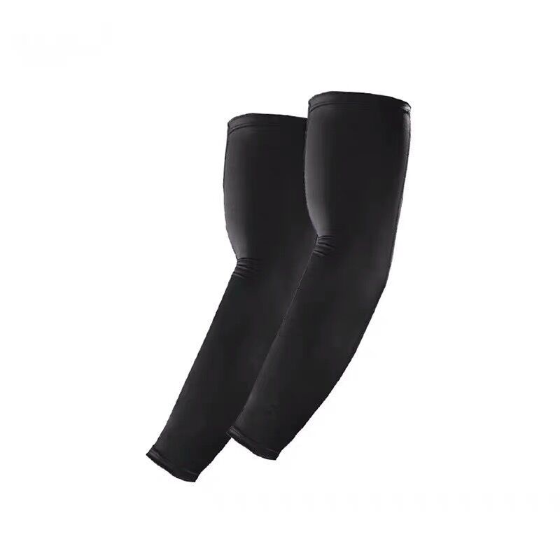 Summer Outdoor Sun Protection Arm Sleeves for Football Basketball Sports Spandex Arm Guards Fishing Cycling Running Non-slip High Elastic Ice Sleeves