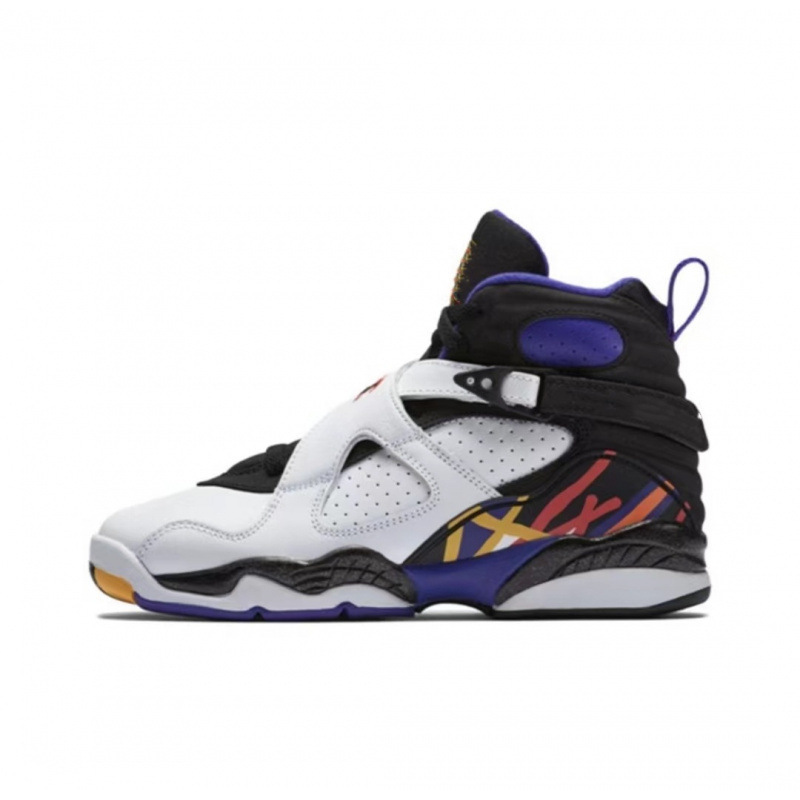 Putian zapatos AJ8 playoffs high-end Joe8 todas las estrellas negras y rojas parejas deportivas casuales zapatos de baloncesto masculino y femenino transfronterizos