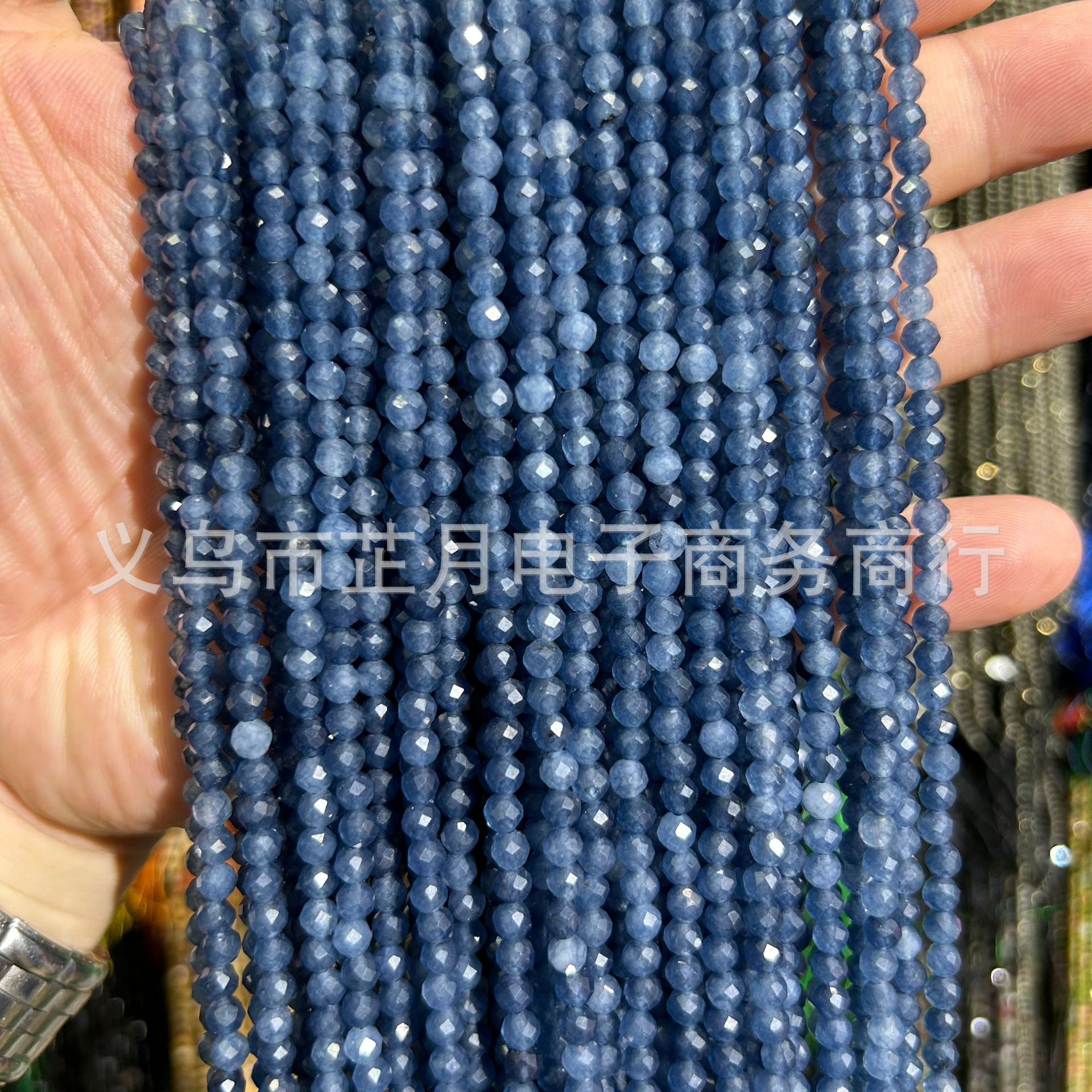 Pequeñas cuentas 2mm3mm4mm facetas todo tipo de ágata Cristal de piedra natural granos sueltos DIY joyería pulsera collar