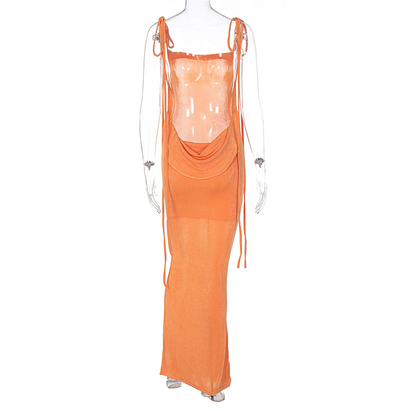 310g Weight Maxi Long Dress Dress Length Type Sleeveless Sleeve Length Sheath Dress Dresses Type Spandex, Polyester Fabric Type Mid Waist Waist Line Daily Occasion Slim Fit Type Solid Color Pattern Summer Season Women'S Gender Patchwork Design Fashion Style Wholesale Women'S Fashion Patchwork Solid Color Daily Sleeveless Sheath Dress 37