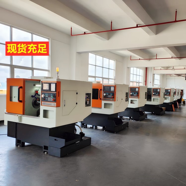全自动金属切削数控车床 卧式斜轨CNC数控排刀机LC-36替新代系统-阿里巴巴