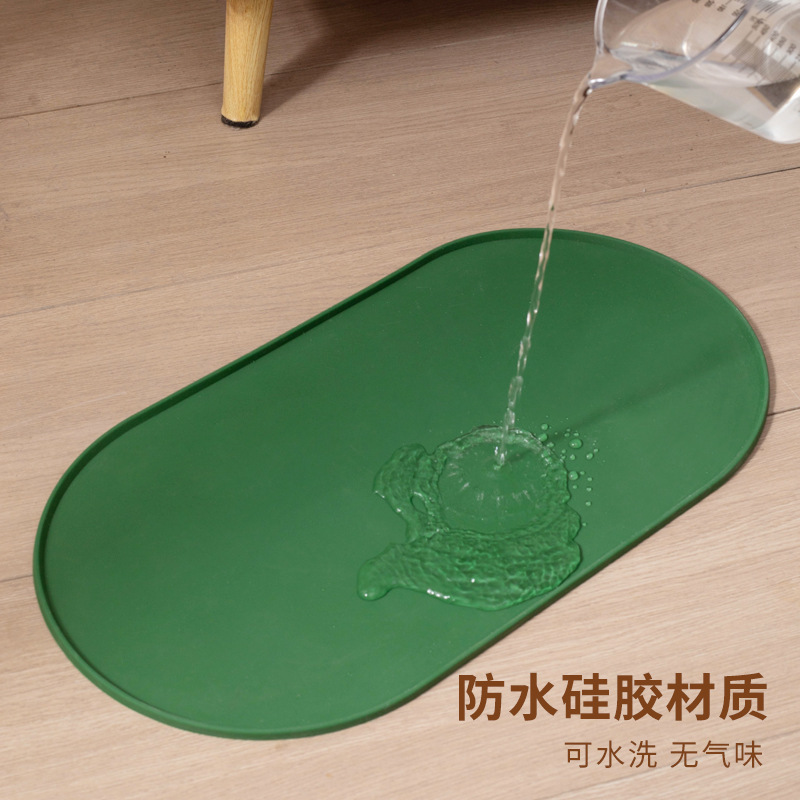 硅胶宠物垫子防滑防水防漏餐垫狗狗喂食垫猫咪进食垫跨境猫狗用品|undefined