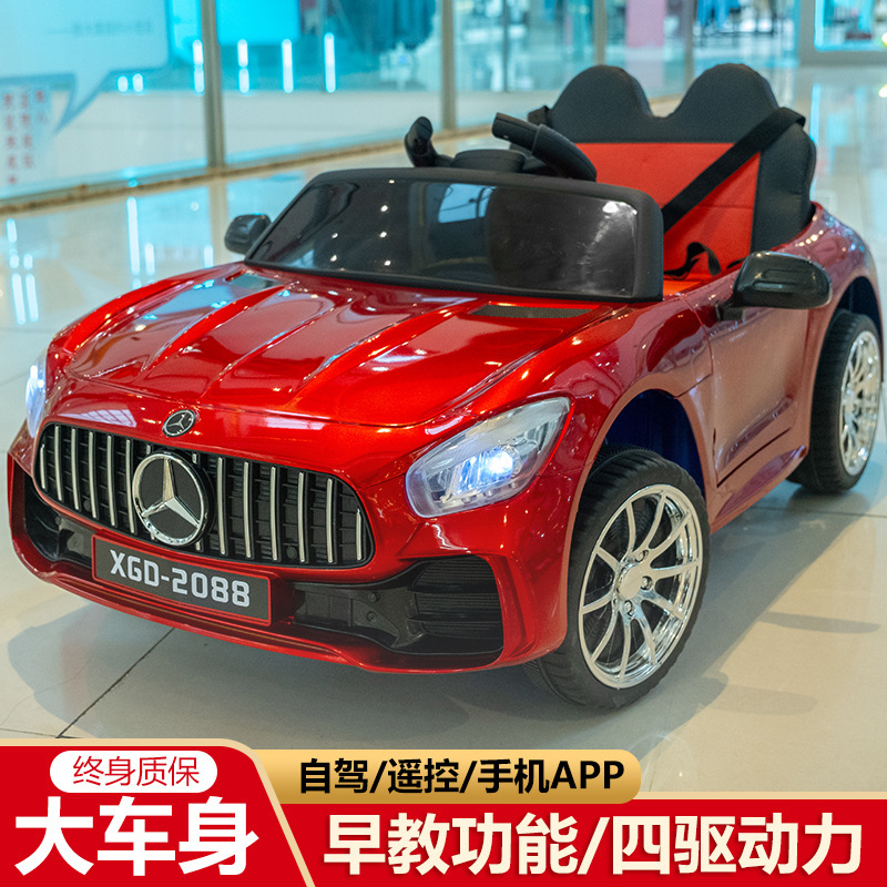 coche eléctrico de cuatro ruedas todoterreno para niños juguetes para bebés coche de batería para personas con control remoto coche de oscilación