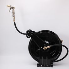 跨境自动伸缩高压水鼓铁盘绕管器清洗高压鼓水枪防爆悬挂洗车水管