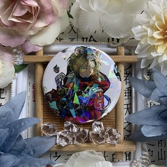 Volleyball boy Bar Chi solitary claw grinding Kuroo Tetsuro Kuroken brooch peripheral gravel laser badge Taniko