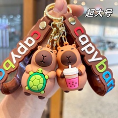 超大型カピバラのカピバラのぬいぐるみのキーホルダーのキーホルダーのカバンの装飾品の卸売り