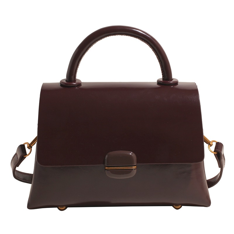 Nuevo bolso de hombro de todo fósforo, bolso de trabajo portátil, bolso pequeño, bolso cuadrado pequeño retro coreano, bolso de mensajero casual de moda