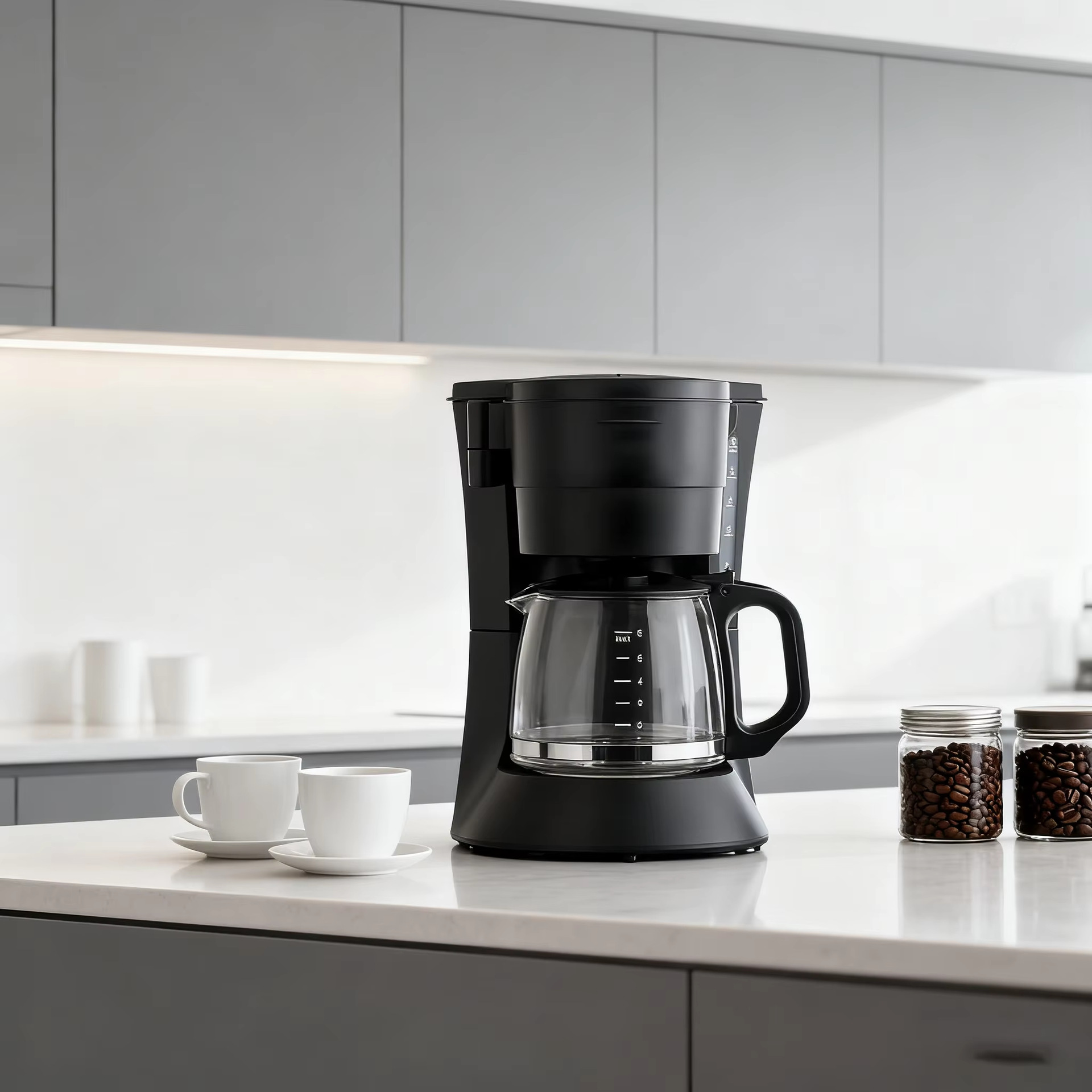Drip Coffee Machine Household Automatic All-In-One Small Coffee Machine Portable Office Bedroom Moka Pot