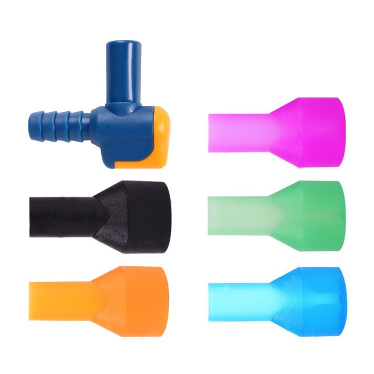 Cross-border Hot Food Grade Bisphenol A Free Silicone Suction Nozzle Water Bag Accessories Bite Sports Water Bag Zero