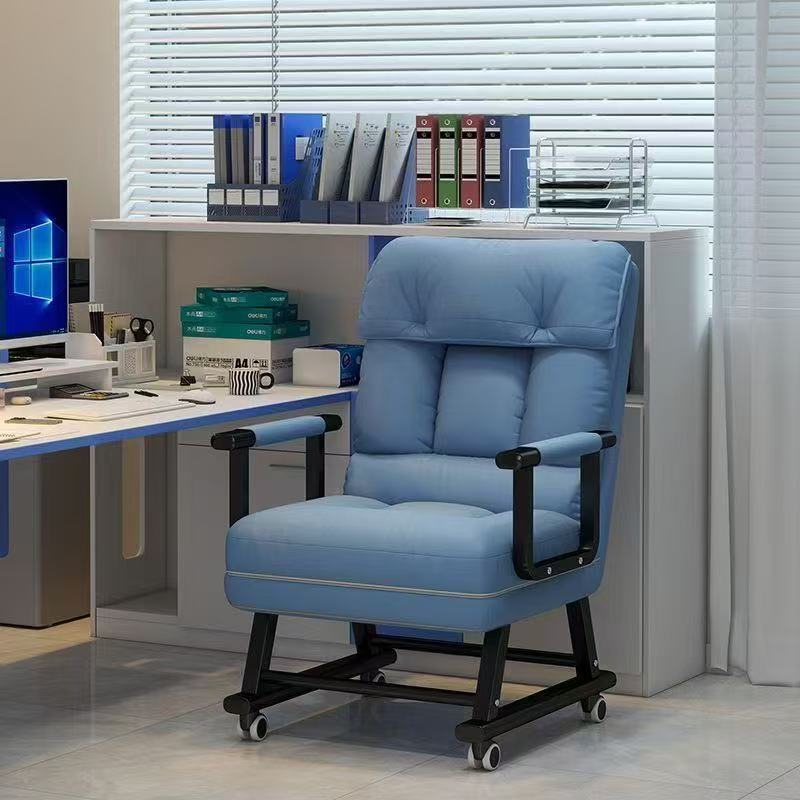 Folding recliner office workstation rest chair with backrest, suitable for home and dormitory use, a three-in-one chair for sitting, lying, and sleeping, sofa chair Folding recliner office workstation rest chair with backrest, suitable for home and dormitory use, a three-in-one chair for sitting, lying, and sleeping, sofa chair