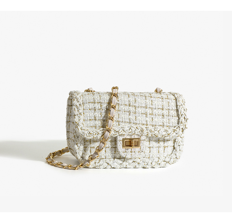 Women's Woolen Crossbody Bag Small Shoulder Bag Elegant Design_voghion.com
