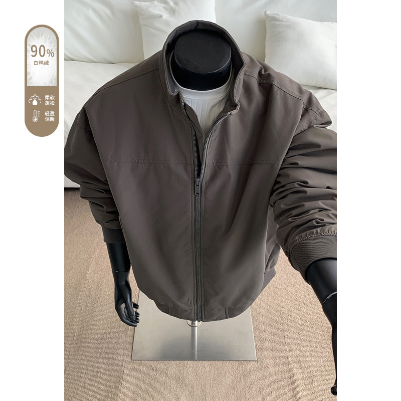 National Standard 90 White Duck down American-Style Pilot down Jacket for Men, Cleanfit, High-End, Cool Short Thickened Coat National Standard 90 White Duck down American-Style Pilot down Jacket for Men, Cleanfit, High-End, Cool Short Thickened Coat