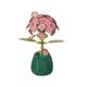 Wooden Flower Building Blocks Wooden Assembled Model 3D Puzzle Diy Handmade Gift Educational Toys Ornaments