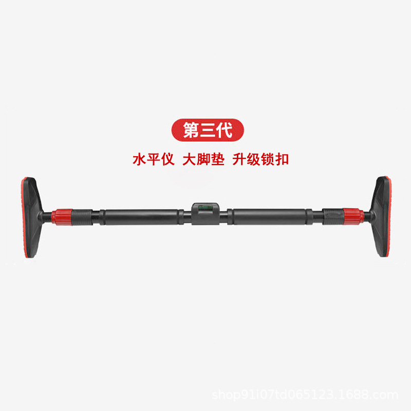 Puerta barra horizontal interior sin punzón dispositivo pull-up hogar pared marco de la puerta equipo de fitness barra colgante para niños barra individual