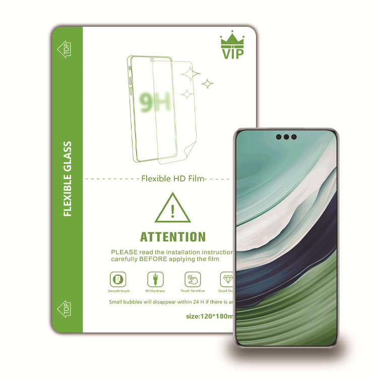 9H Flexible Glass Cutting Film Is Suitable for Smart Film Cutting Machine 120*180mm Square Film Iphone16Pro Film