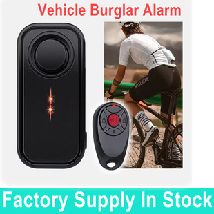Bike Bicycles Fatbikes Motorbike Anti-Theft Alarm Vibration