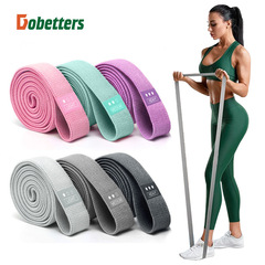 Supply strength training tension fitness elastic band 4cm sports stretch band yoga long knitted resistance band