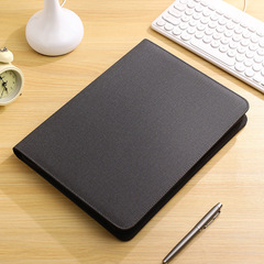 跨境充電a4文件夾定製移動電源商務經理夾批發拉鏈式收納文件夾板