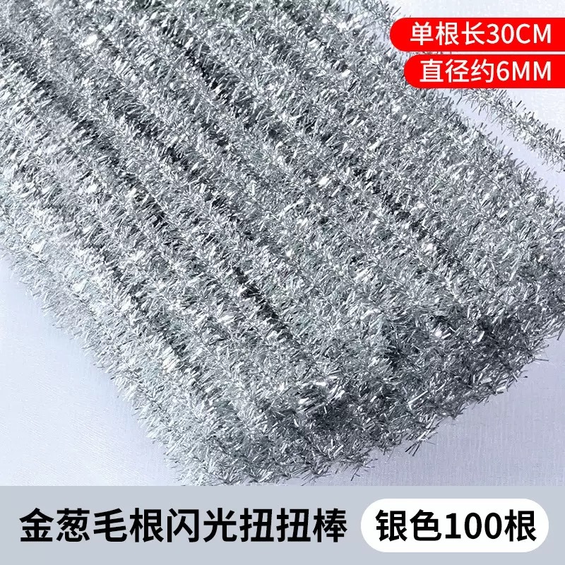 Día de los niños 1 de junio serie de macarón torsión varilla de color alambre floral infantil hecha a mano diy paquete de material de ramo