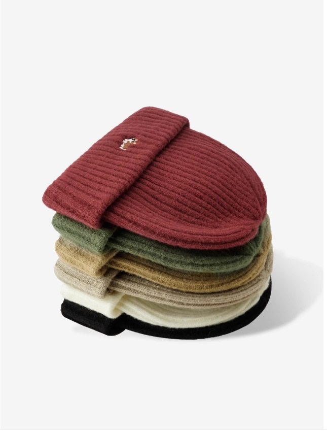 Unisex Cute IG Style Animal Solid Color Eaveless Wool cap glittered display picture 3