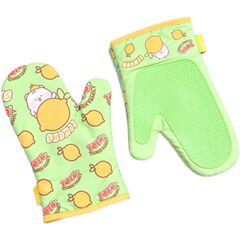 Silicone anti-scalding gloves thickened high temperature resistant oven microwave oven insulated baking home 2022 Ike new model