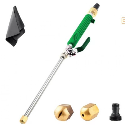 water jet high pressure water gun Car cleaning tools - water-gun-green-gray-3030-towel