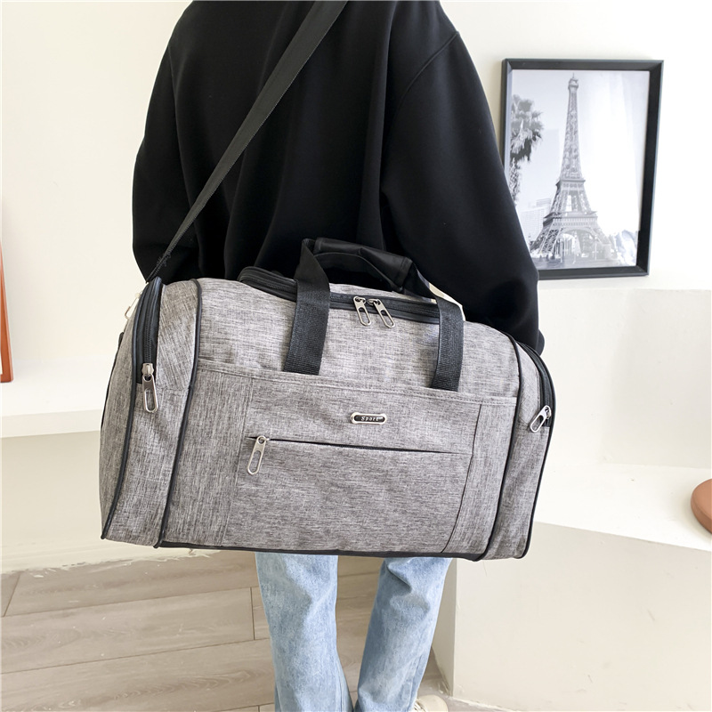 Bolsa de viaje de gran capacidad bolsa de equipaje bolsa de viaje de corta distancia húmeda y seca separación deportiva bolsa de fitness bolsa de avión al por mayor