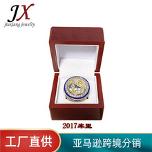 2017 NBA 总冠军金州勇士队冠军戒指 库里杜兰特高品质镶钻戒指