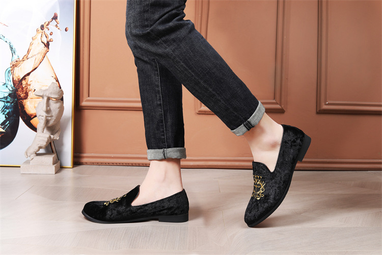 Männerschuhe Nei Gestickte Schong, Männer Slip-On Loafers, Summer No Stink Foot Slip On Ronn Zeh Casual Schong_voghion.com