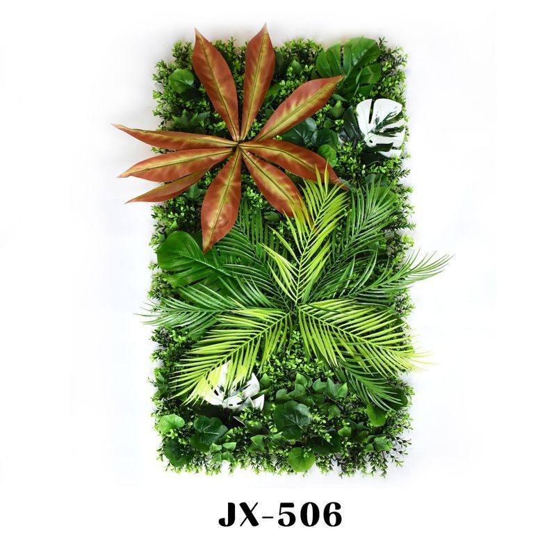 外贸跨境仿真植物墙米兰草坪门头室内装饰花墙人造草塑料仿真绿植|undefined