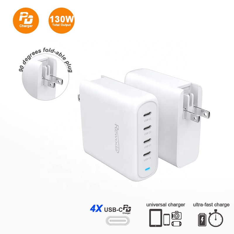 Nowa 130W głowica ładująca PD z azotku galu do szybkiego ładowania telefonu PD3.0 do laptopa GaN3. generacji_voghion.com