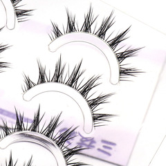 A01輕泰妝凌亂仙子毛透明細梗一片假睫毛媽生懶人自然濃密睫毛