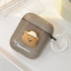 Headset cover-white hat bear-white circle-through gray