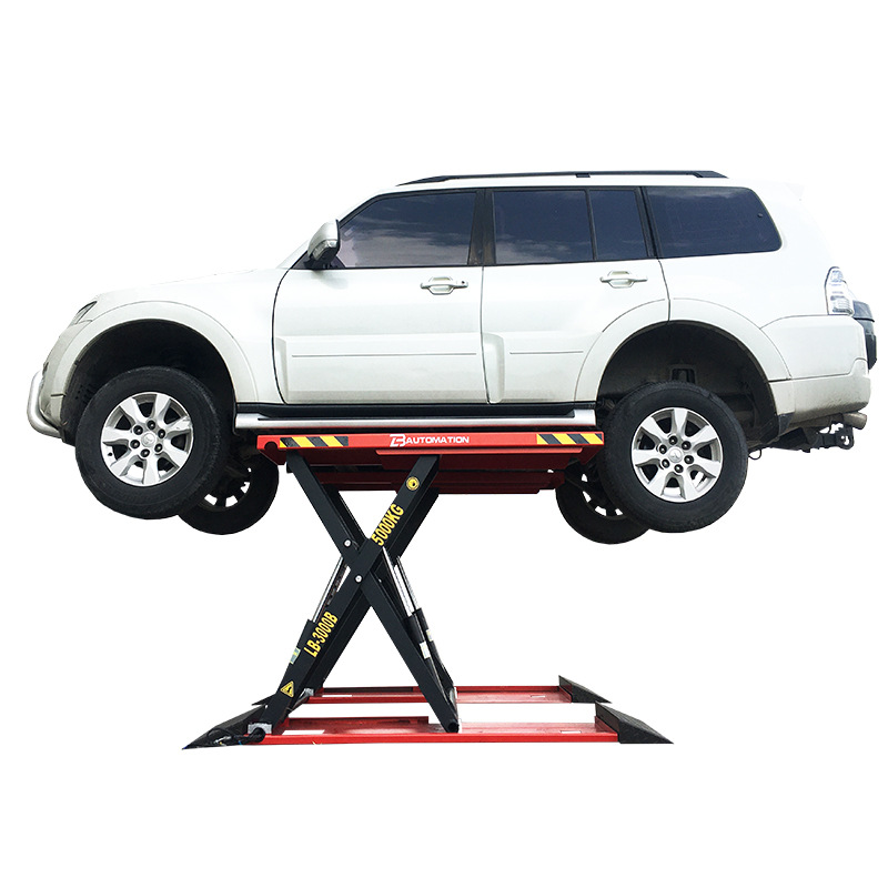 Liba 1,4 M coche elevación tijera elevación ultra-Delgado tijeras pequeñas cuatro cilindro opuesto superior