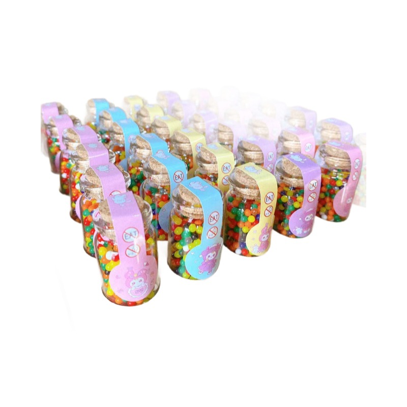 Botella de rafting gran perla descomprimida mar bebés juegos de agua coloridos niños rompecabezas bola de cristal juguetes estand tienda 2 yuanes
