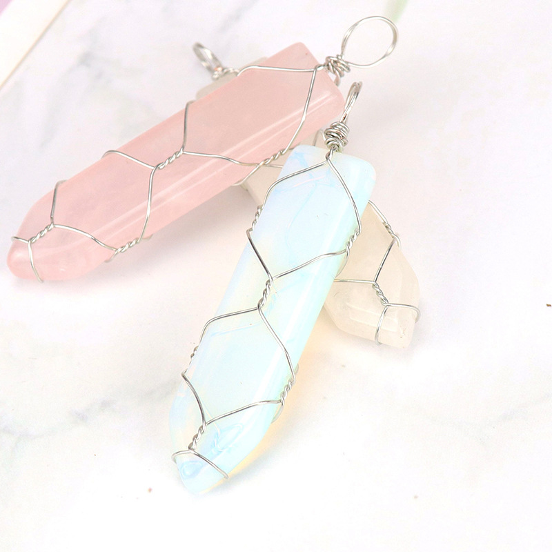 Fashion Geometric Agate Handmade Pendant Necklace 1 Piece