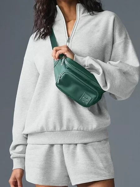 New Style Half-Zip Pullover Sweatshirt for Men and Women, Loose Casual Stand-Up Collar Lazy Style Top, Sports Outdoor Cross-Border Ready Stock
