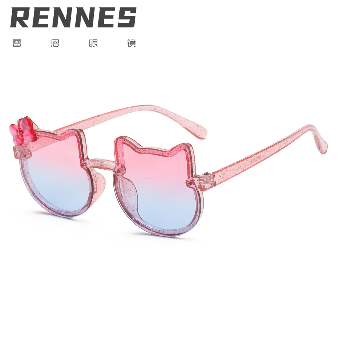 2021 Nuevas gafas de sol para niños lindas gafas de sol de gato gafas de sol de moda para niñas 61031
