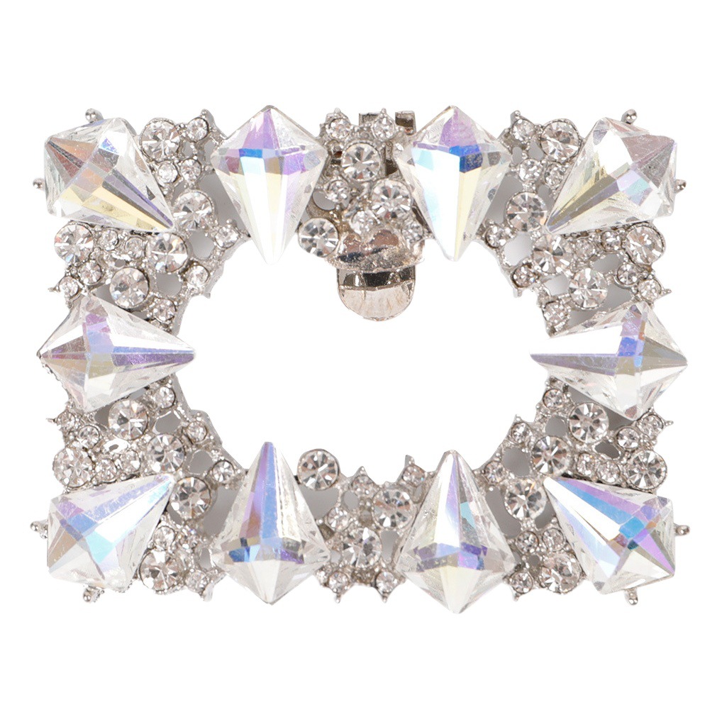 Zapatos de mujer desmontables accesorios decorativos de metal accesorios de Vamp zapatos de flor de zapato de todo fósforo zapatos de hebilla dedo del pie accesorios de diamantes de imitación