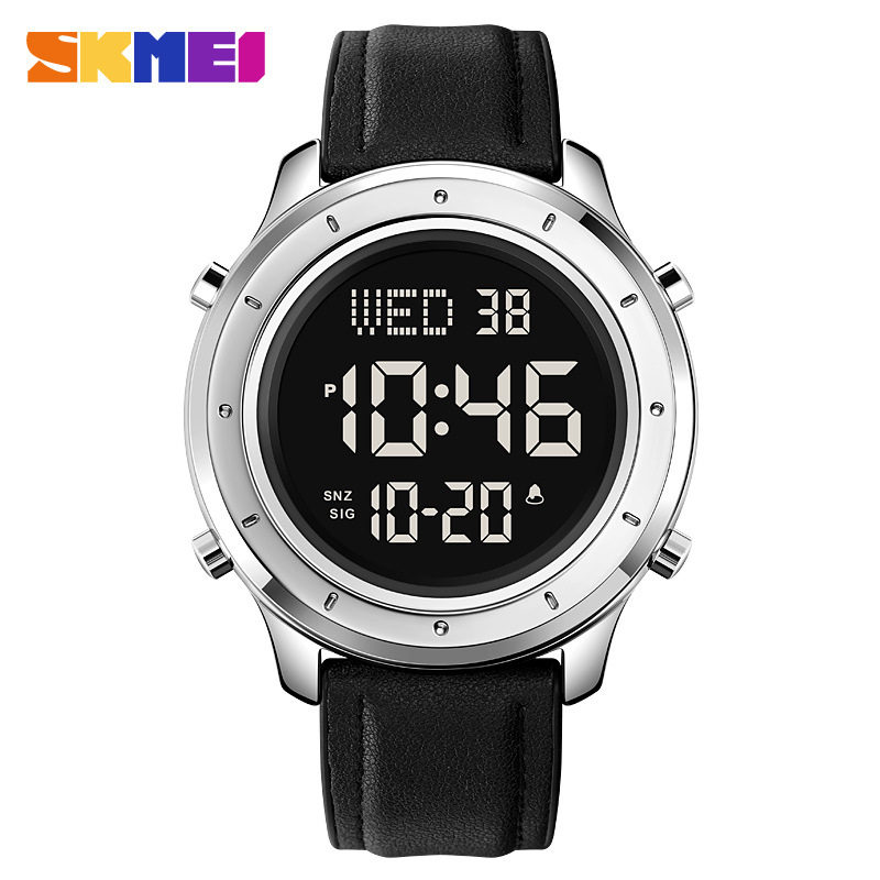 SKMEI reloj electrónico deportivo Delgado multifuncional impermeable reloj de estudiante masculino reloj casual de moda al aire libre