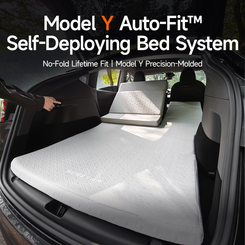 Cross-Border Amazon Compressible Packaging Suitable for Tesla Model Y/Re-New Y Hidden Car Mattress Memory Foam