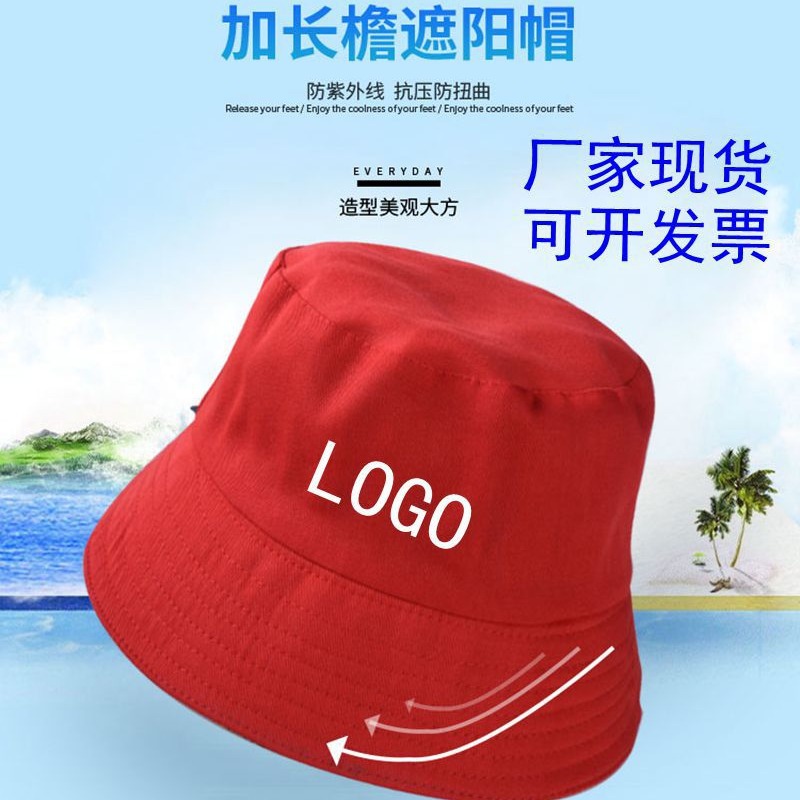 Sombrero de pescador sombrero de cuenca Impresión de logotipo bordado de pantalla de seda agencia de viajes publicidad sombrero equipo actividad venderá sombrero de regalo